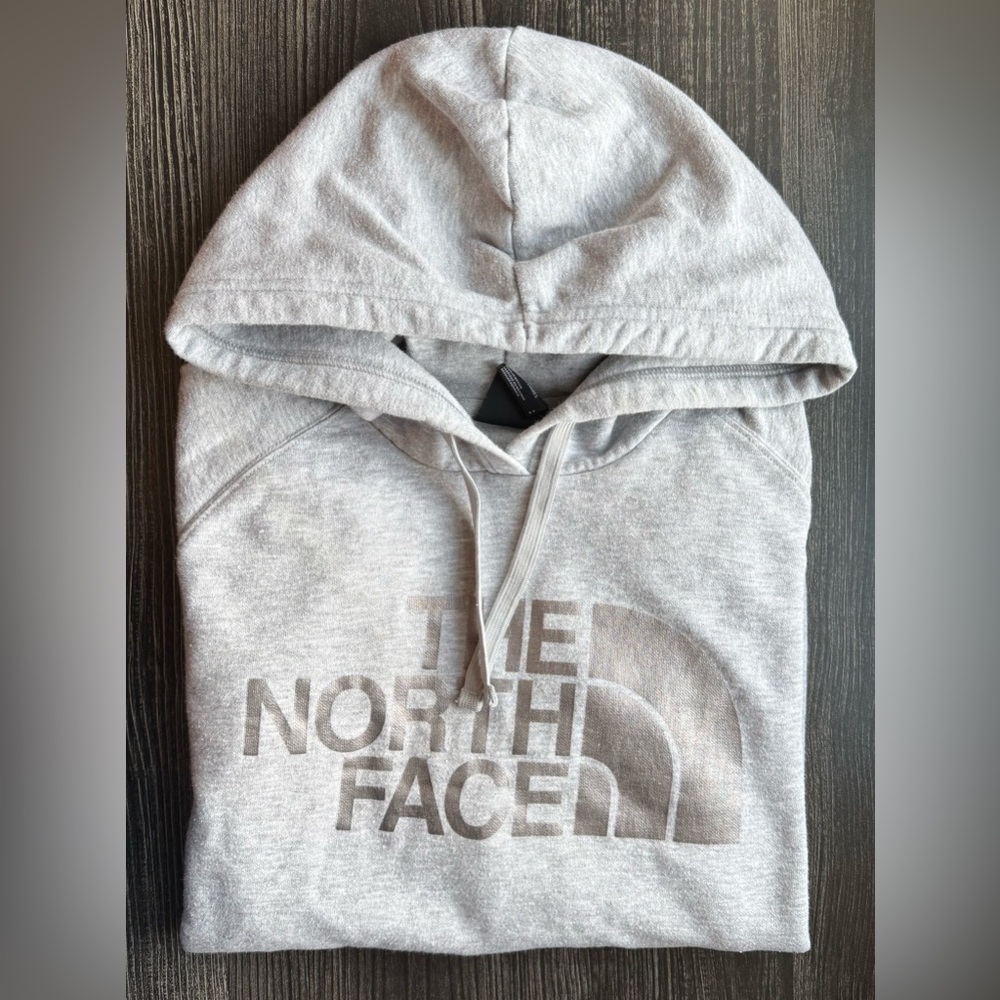 The North Face Light Gray Pullover Hoodie